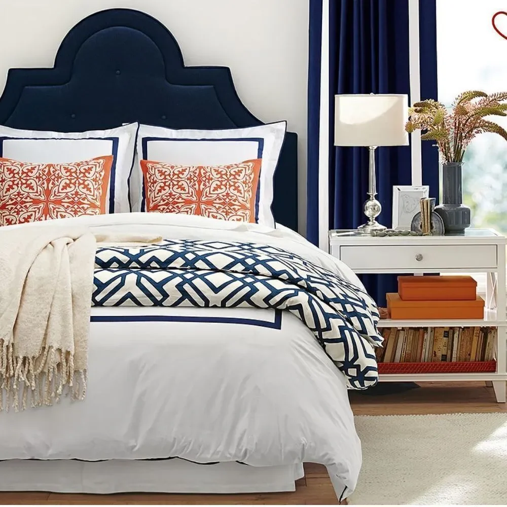 Pottery Barn Basic Pleated Cotton Bed Skirt Cal King